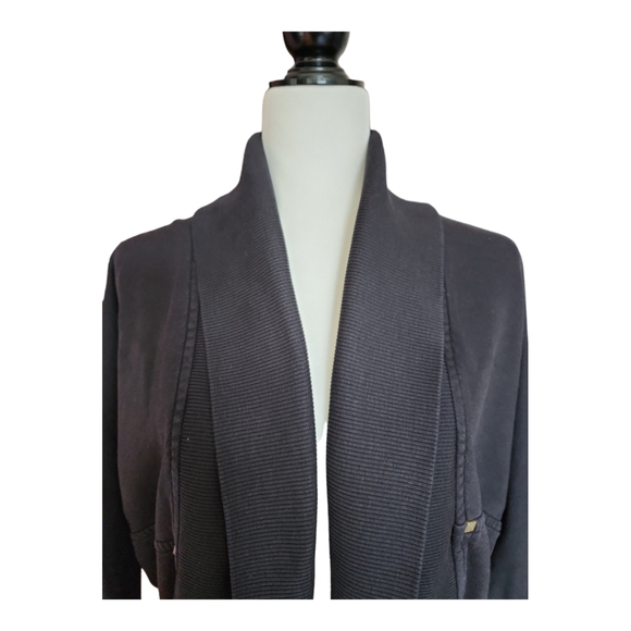 Aritzia Wilfred Diderot Black Cocoon Cardigan Sweater - Picture 5 of 12